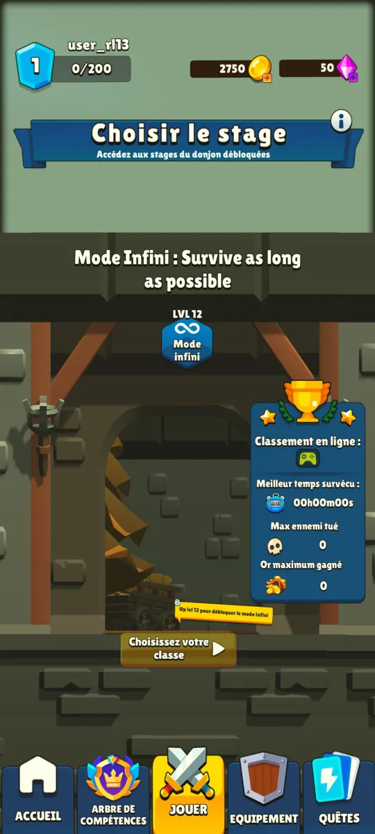 Mode infini